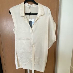 Halston Heritage Silk Blouse - NWT Sz S